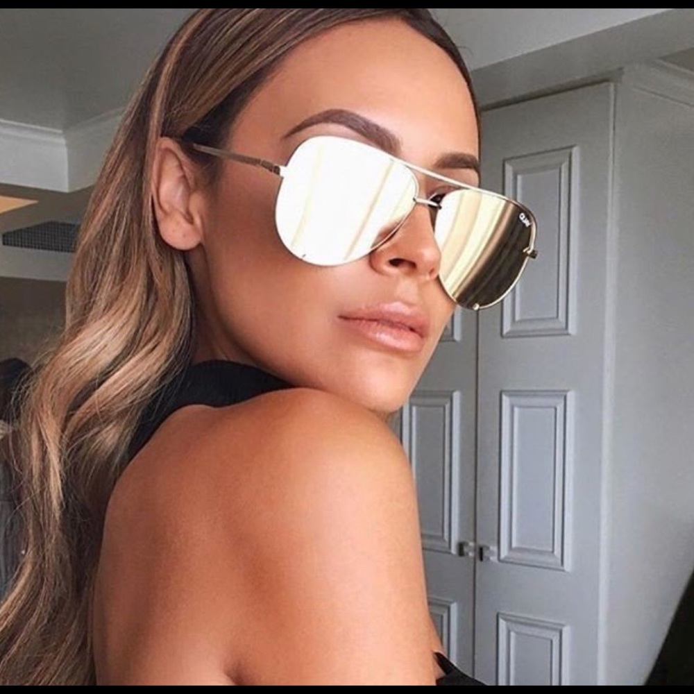 QUAY AUSTRALIA HIGHKEYS SUNNIES 😎GOLD